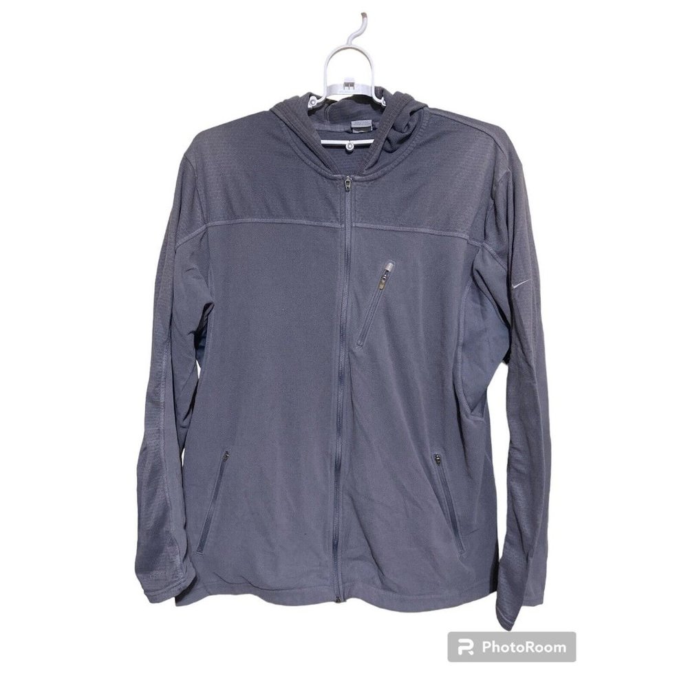 Nike Sphere Thermal Jacket XXL Gray Zip Athletic Hooded